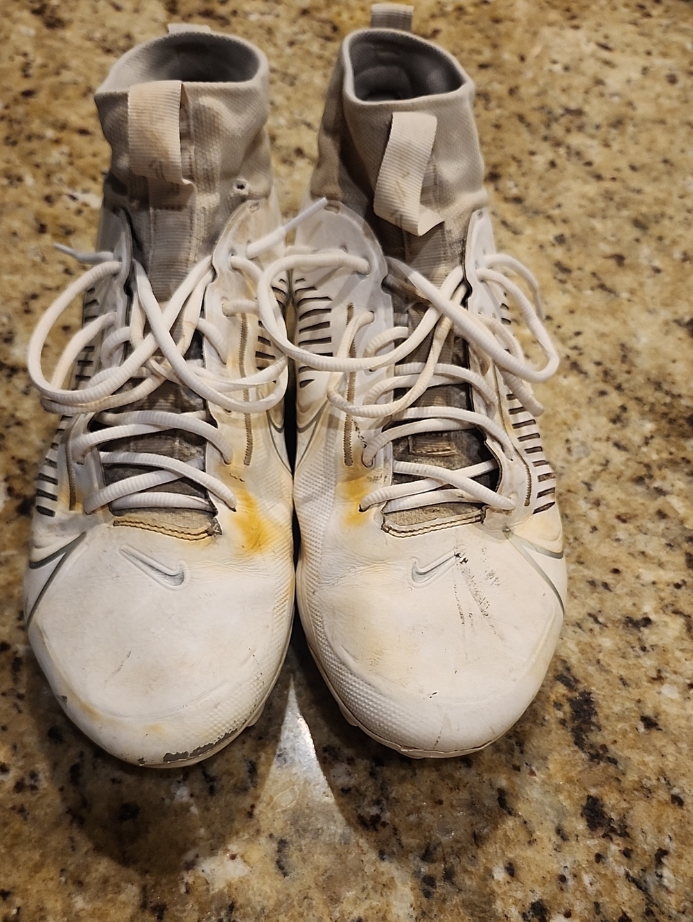 Nike Men's White High-Top Athletic Shoes
